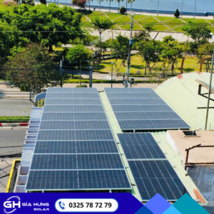 Hệ thống điện mặt trời hệ hòa lưới nhà chú Minh