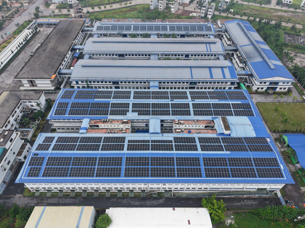 Gia Hưng Solar Lắp đặt năng lượng mặt trời 619.2 kwp (giai đoạn 02) tại Biên Hoà, Đồng Nai