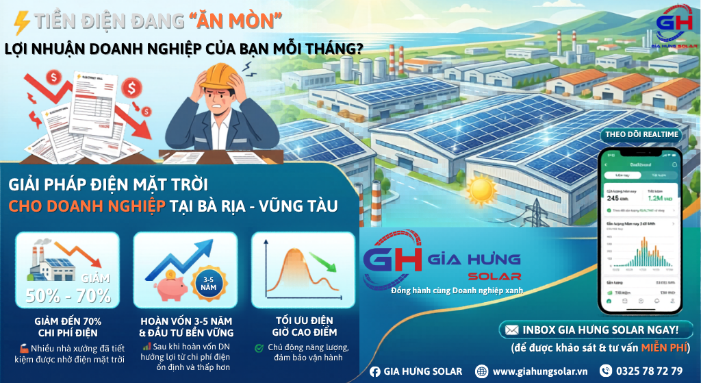 Gia Hưng Solar - Đồng hành cùng Doanh nghiệp xanh