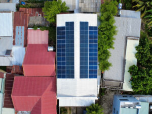 Hệ thống tấm pin sau khi nâng cấp