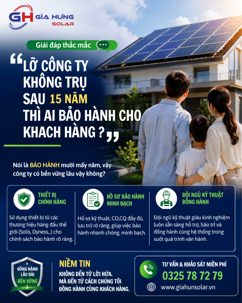 Công ty điện mặt trời uy tín
