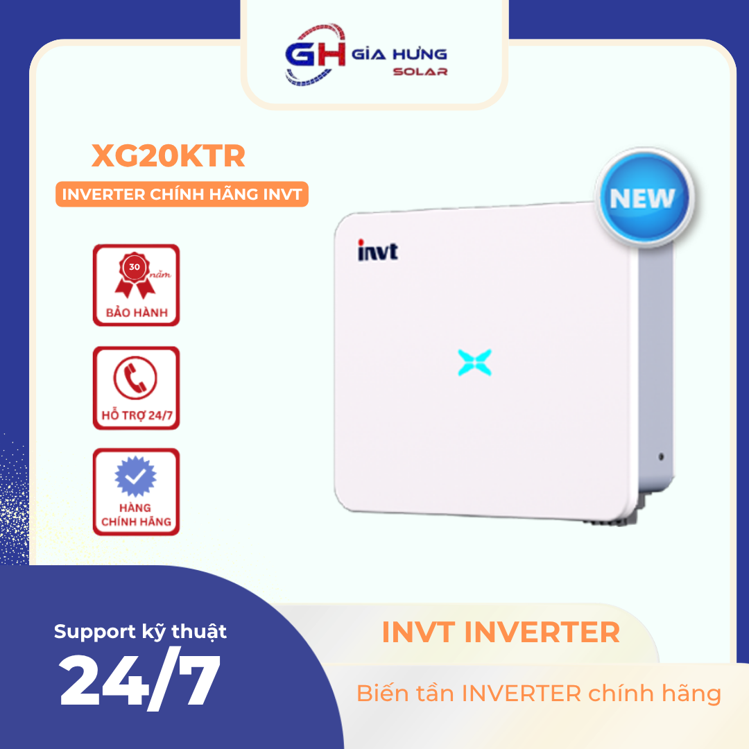 Inverter hòa lưới 20kw 3 pha XG20KTR