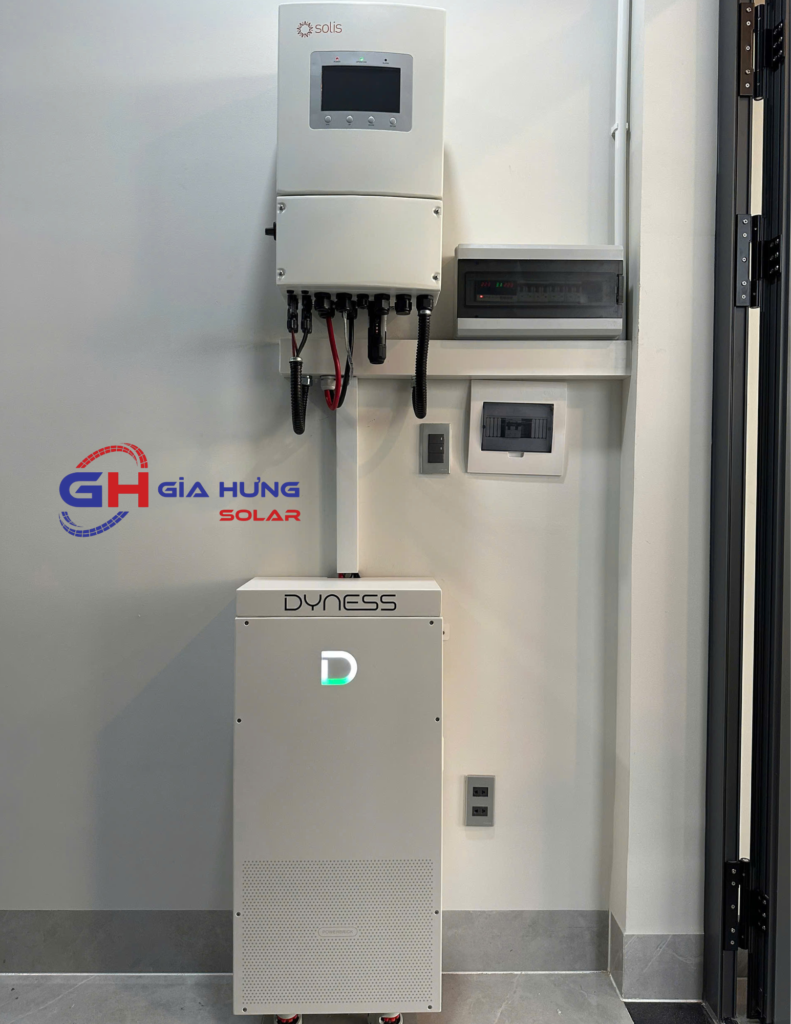 Hệ thống điện mặt trời hệ Hybrid công suất 6kW – nhà anh Tuấn Anh