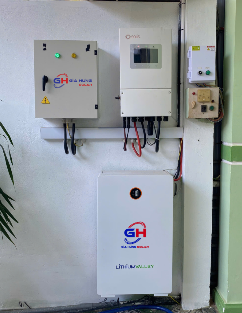 Dự án điện mặt trời hệ Hybrid cho hộ gia đình – nhà Anh Nam Bà Rịa